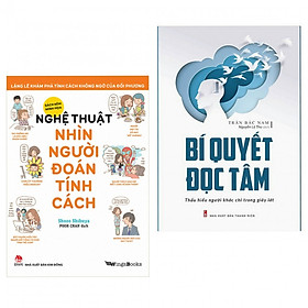 Combo thấu hiểu người đối diện : Nghệ thuật nhìn người đoán tính cách + Bí quyết đọc tâm - Tặng kèm bookmark thiết kế