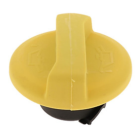 1 Pack Yellow Engine Locking Oil Gas Tank Fuel Filler Cover Cap Fits for