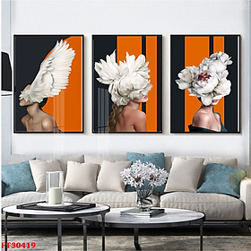 Mua Bộ 3 Tranh Decor Tường Cao Cấp - Tranh