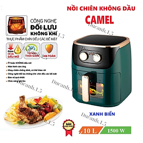 Mua Nồi chiên không dầu  lò chiên không dầu Camel 12 lít/ 10 lít/ 7 lít dung tích lớn Vân Phương Shop - Hàng Chính Hãng