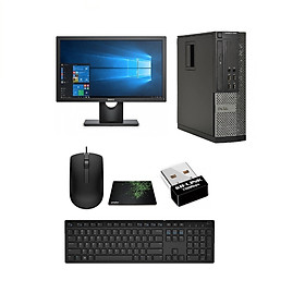 Mua Bộ Máy Tính Để Bàn Dell Optiplex ( Core I3-3220 / 4gb /SSD 240GB ) Và Màn Hình Dell 19.5  Inch - Tặng Ngay Bàn Phím Chuột + Lót Chuột + USB Wiif. - Hàng Nhập Khẩu