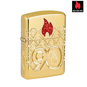 Hình ảnh Bật Lửa Zippo 49866 – Zippo 90th Anniversary Limited Edition – Zippo 2022 Collectible Of The Year Asia – Gold Plated – Zippo Coty 2022 Asia