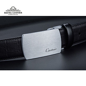 Ciartuar Thắt Lưng Nam Cao Cấp BH1335 Dây Lưng Khóa Bấm Da Bò Thật Vân Da Cá Sấu Sang Trọng Dành Cho Phái Mạnh