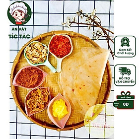 Mua Bánh Tráng Dẻo Ớt Phơi Sương Cuộn Bơ Siêu Topping Thơm Béo Bao Ngon