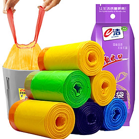 Túi Rác Dày Tự Rút E Jie (6 Cuộn)