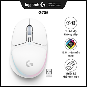 Chuột game không dây Logitech G705 Bluetooth & LIGHTSPEED, RGB