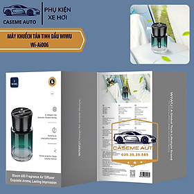 Máy Khuếch Tán Tinh Dầu Ô Tô Wi WU Bloom 600 – Đèn Galaxy Sang Trọng, Dung Tích 160ml, Khử Mùi & Tạo Hương Thơm Cao Cấp - Hàng Chính Hãng - Lucky Holiday