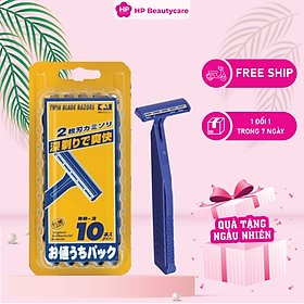 Dao Cạo Râu 2 Lưỡi Kép Kai Razor 00915-10BB2 (Set 10 Cây)