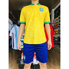 Siêu phẩm mẫu quần áo đá banh đá bóng đội tuyển quốc gia Brasil