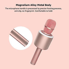 Loa karaoke cầm tay không dây chuyên nghiệp Bluetooth 5.0 microphone 2600mAh