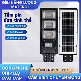 Đèn năng lượng mặt trời 200w,300w,400w - Công nghệ Chip LED, độ sáng cao- D1383