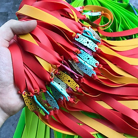 10 Dây Thun Ná Cao Su Loại 2 Lớp Dày 1mm, Màu Ngẫu Nhiên