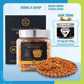 Đông trùng hạ thảo bán tự nhiên Dược Quý Đường hộp 20g - Hỗ trợ bổ phế, ích can thận, bồi bổ cơ thể