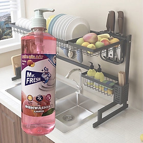 Nước rửa chén đậm đặc van nhấn Mr Fresh 800ml (Đào, Cam, Trà Xanh, Quế)
