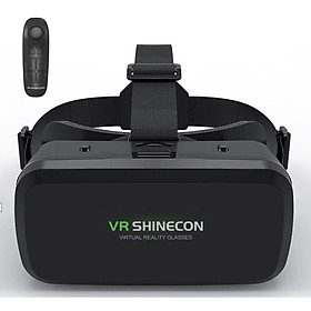 Kính Thực Tế Ảo 3D vr G06A Gắn Điện Thoại Di Động Kèm Tay Cầm