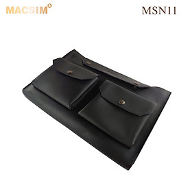 Túi laptop - Túi da cấp Macsim mã MSN11