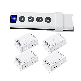 Lamp Light Digital Wall Remote Control Switch 433MHz Universal Long Range On Off