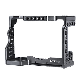 UURIG C-A73 Camera Cage Aluminum Alloy with Cold Shoe Mount Compatible with Sony A7III/A7R3/A7M3 Camera