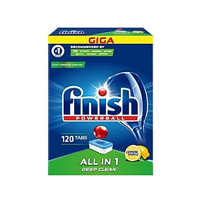 Viên rửa chén Finish All In 1 - 120 viên