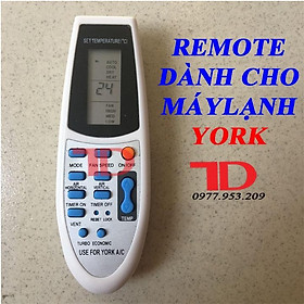 Remote điều khiển điều hòa dành cho máy lạnh York