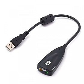 USB Sound dây dài 30cm 5HV2 7.1 (Không cần cài đặt)