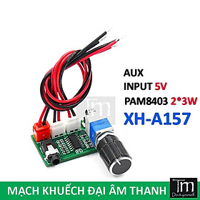 Mạch Khuếch Đại Âm Thanh PAM8403 2*3W AUX