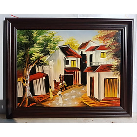 Mua TRANH VẼ SƠN MÀI - PHỐ CỔ HÀ NỘI