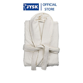 Mua Áo choàng tắm | JYSK Tibro | cotton | màu tự nhiên/xám | S/M