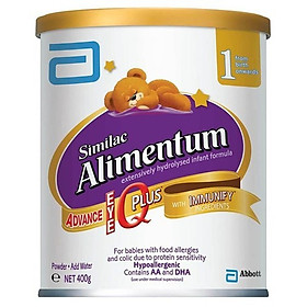 Similac Alimetum 400g dành cho trẻ dị ứng đạm sữa bò