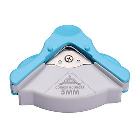 JIELISI Portable Corner Rounder R5 Round Corner Trimmer Cutter 5mm for Card Photo Invitation Laminating Pouches