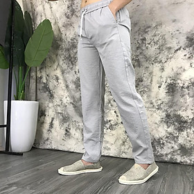 Quần đũi nam ống suông form rộng có dây rút