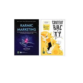 Combo 2Q Sách Marketing - Bán Hàng Karmic Marketing + Content Bạc Tỷ