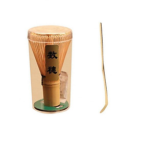 Bamboo Whisk Chasen Brush for Green Tea Powder Matcha Bamboo Tea Scoop Gongfu Tea Set