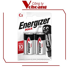 Pin trung Energizer Max E93 vỉ 2 viên chính hãng
