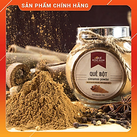 Quế Bột cạo vỏ, sấy lạnh, giúp lưu thông máu, giảm mỡ máu, tốt cho tim mạch, ổn định đường huyết - Xuất xứ: Quảng Ngãi, 100 gram/ Hũ - Quế Rừng Xanh