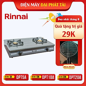 Hình ảnh Bếp gas đôi rinnai RV377g xám hàng chính hãng