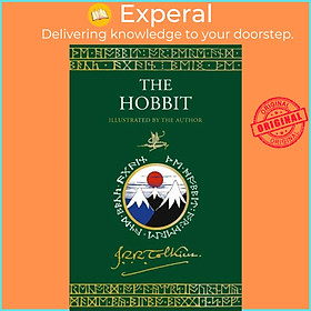 Sách - The Hobbit - Illustrated by the Author by J. R. R. Tolkien (UK edition, hardcover)