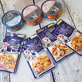 COMBO 4 SÚP THƯỞNG VÀ 3 PATE CHO MÈO NHIỀU VỊ - SP005048