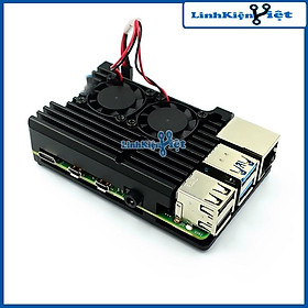 Mua Vỏ Nhôm Tản Nhiệt Raspberry Pi 4 Model B Kèm Quạt Tản Nhiệt