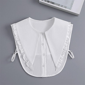 Elegant False Doll Collar Shawl Lapel Collar Detachable Girls for Sweater