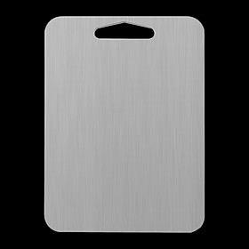 Thớt Inox 304 Kháng Khuẩn Cừờng Lực - Dày 3mm- Vệ Sinh Dễ Dàng- Rã Đông Nhanh - Chống Ẩm Mốc - Không Xước Dăm- Không Mùn Gỗ