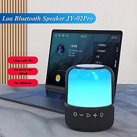 Loa Bluetooth Speaker JY-02Pro Âm Thanh Vòm 360 Độ, Công Suất 30W, Pin 3600mAh