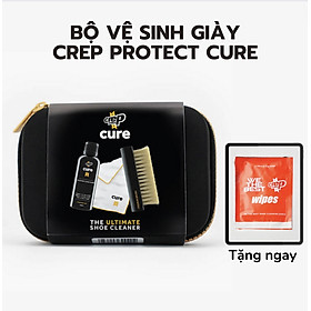 Hình ảnh Bộ Vệ Sinh Giày Dép Crep Protect Cure Kit (gồm bàn chải, khăn lau, chai dung dịch vệ sinh 100ml và sách hướng dẫn) 