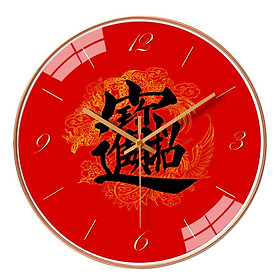 Wall Clock  Round  for New Years Gifts Housewarming Gifts