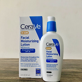 Sữa Dưỡng Ẩm Ban Ngày Cerave Facial Moisturizing Lotion AM 89ml Nhập Mỹ