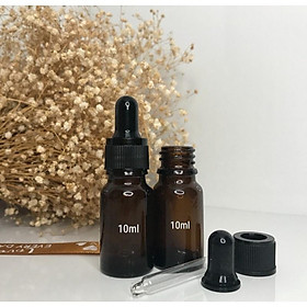 Chai serum nâu nắp đen