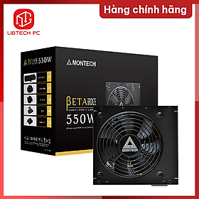 Nguồn Montech Beta 550W 80 Plus Bronze - HÀNG CHÍNH HÃNG