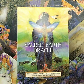 Bài Oracle Sacred Earth 45 Lá Bài Tặng Đá Thanh Tẩy