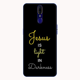 Ốp lưng điện thoại Oppo F11 hình Jesus Is Light - Hàng chính hãng