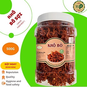 KHÔ BÒ SỢI TÂN LỘC PHÁT - HŨ 500G